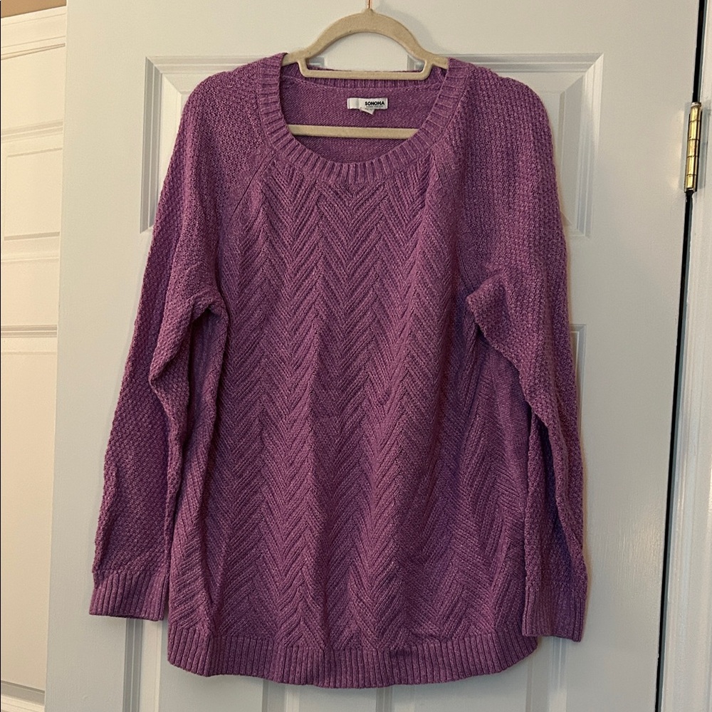 Sonoma (XL) purple sweater